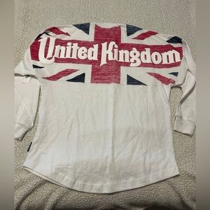 Disney White and Red United Kingdom Sweatshirt